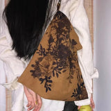 Vintage Shoulder Bags Women Harajuku Ins Large Capacity Ladies Retro Handbags