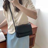 Vintage Shoulder Bags Women PU Leather Crossbody Bag