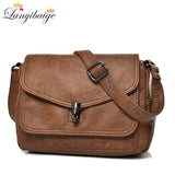 Vintage Shoulder Messenger Bags for Women Soft Leather Crossbody Bags