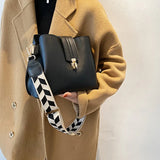 Vintage Casual Bucket Shoulder Bag Crossbody Messenger Handbags PU Leather