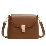 Vintage Mini PU Leather Bucket Crossbody Sling Bags for Women