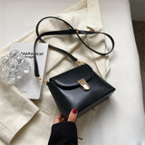 Vintage Mini PU Leather Bucket Crossbody Sling Bags for Women