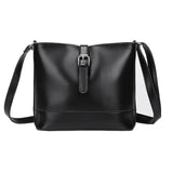 Vintage PU Leather Bucket Crossbody Bags for Women Lady Shoulder Bags