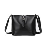 Vintage Small PU Leather Bucket Crossbody Women Lady Shoulder Handbags