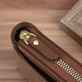 Vintage Simplicity Men's Wallet PU Leather Short Men Hasp Zipper Clutch