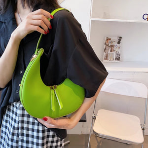 Vintage Shoulder Bags High Leather Clutches Lady Purse