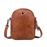 Vintage Small Crossbody Bag Women PU Leather Shoulder Messenger Phone Purse