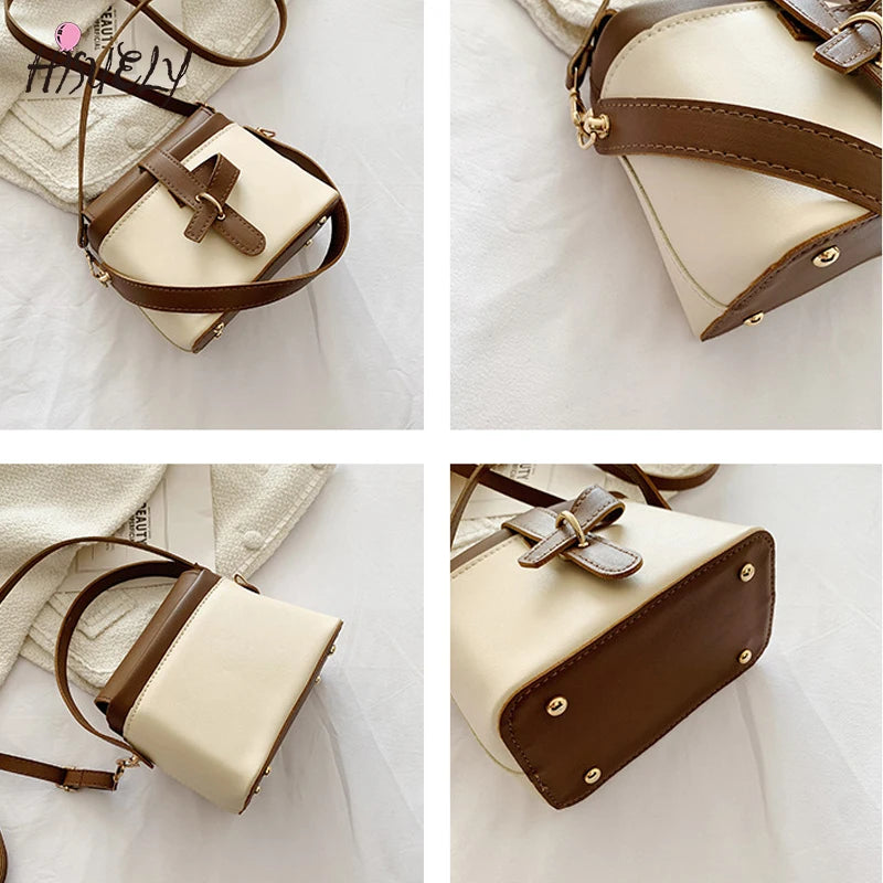 Vintage Small Doctor Bag Crossbody Handbag for Women