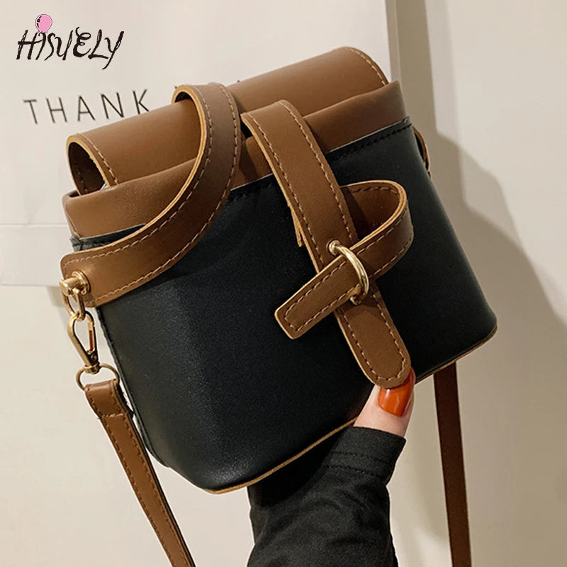 Vintage Small Doctor Bag Crossbody Handbag for Women