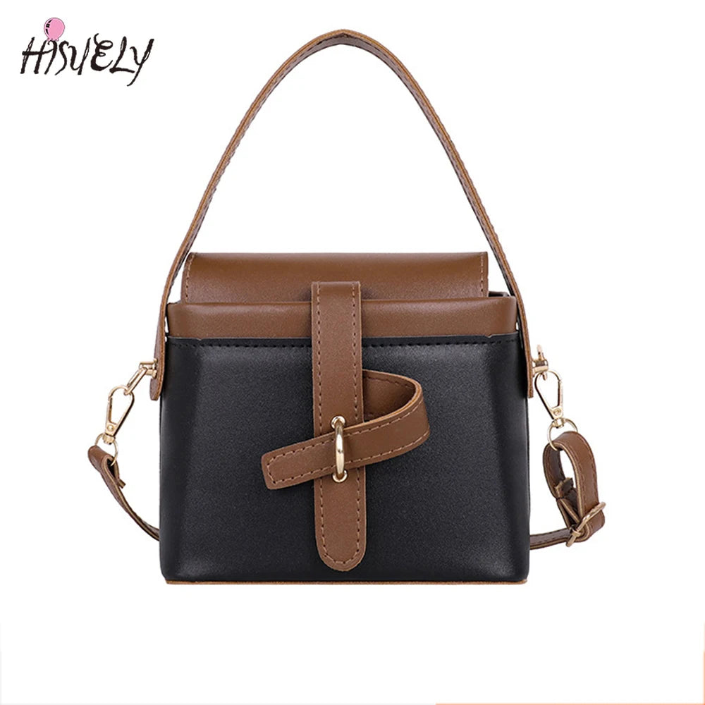 Vintage Small Doctor Bag Crossbody Handbag for Women