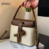 Vintage Small Doctor Bag Crossbody Handbag for Women