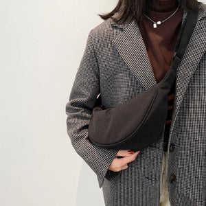 Vintage Small Handbag Women Shoulder Bags Clutch Bag Small Nylon Crossbody Bag