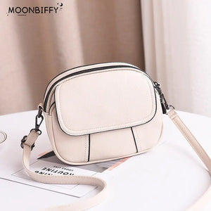 Vintage Small Mini Flap Bag PU Leather Women Shoulder Bag Female Purse Handbags