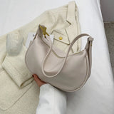 Vintage Small PU Leather Underarm Bag Armpit Crossbody Bags For Women