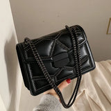 Vintage Small Rivet Flap Chain Shoulder Messenger Crossbody Bags Women Handbags