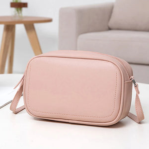 Vintage Small Shoulder Bag Women PU Leather Crossbody Bag
