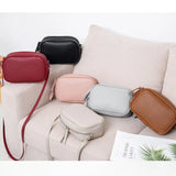 Vintage Small Shoulder Bag Women PU Leather Crossbody Bag