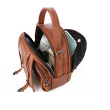 Vintage Small Shoulder Bag Soft PU Leather Crossbody Bag