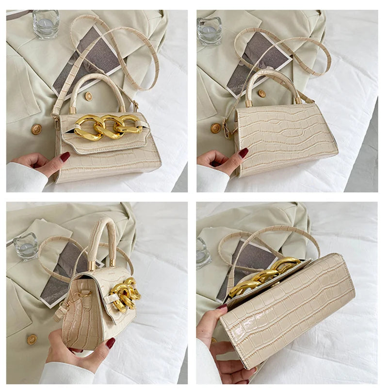 Vintage Small Shoulder Messenger Bag for Women Crossbody Handbags Purse