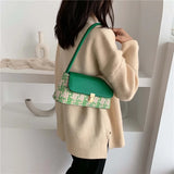 Vintage Small Square Bags Women Shoulder Bag Female Handbags Purse