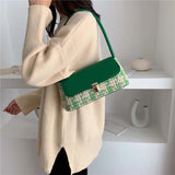 Vintage Small Square Bags Women Shoulder Bag Female Handbags Purse