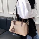 Vintage Small Tote Handbags For Women Double Zipper Ladies Shoulder Bag