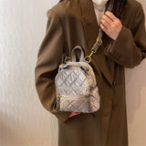 Vintage Small Velvet Woman Backpacks Female Backpack Shoulder Bag