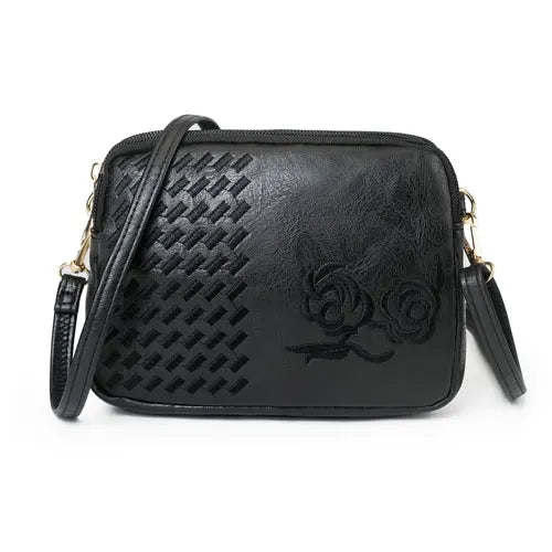 Vintage Small Shoulder Bag Flap Floral Messenger Crossbody