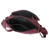 Vintage Soft Leather Bag Woman Large Capacity Shoulder Bag Women Crossbody Purse