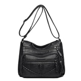 Vintage Soft Leather Purses and Handbags Women's Crossbody Shoulder Bags
