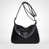 Vintage Soft Leather Shoulder Bag for Middle-aged Women