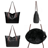 Vintage Soft Leather Women Shoulder Bag High Capacity Female Crossbody Bag Tote