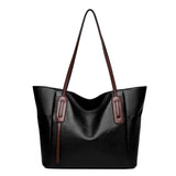 Vintage Soft Leather Women Shoulder Bag High Capacity Female Crossbody Bag Tote