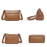 Vintage Soft Leather Women Shoulder Bags Small Messenger Bag