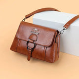 Vintage Soft Leather Women Shoulder Bags Handbags Small Crossbody Bags