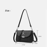 Vintage Leather Women Shoulder Bags Handbags Crossbody Small