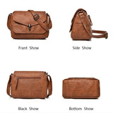 Vintage Soft Leather Women Shoulder Bags Handbags Women Bags