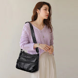 Vintage Soft PU Leather Purses Women Purse Multi-pockets Messenger Bag