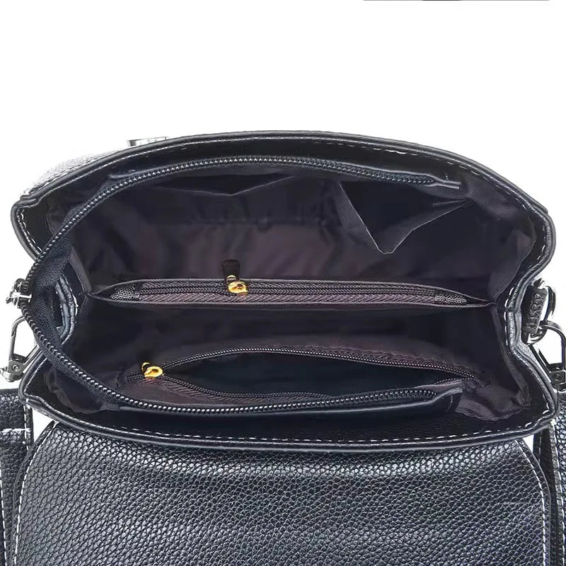 Vintage Soft PU Leather Shoulder Bag Handbag and Wallet Ladies Messenger