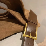 Vintage PU Leather Shoulder Bags Women Cross-body Totes All-match Handbags