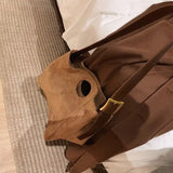 Vintage PU Leather Shoulder Bags Women Cross-body Totes All-match Handbags