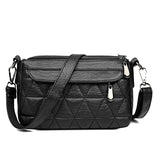 Vintage Soft PU Leather Women Shoulder Bags Handbags Small Crossbody Bags