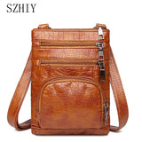 Vintage Soft Pu Leather Shoulder Bag Mini Crossbody Bag for Women