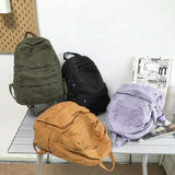 Vintage Canvas Women's Backpack Large Students School Bag Girls Travel