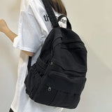 Vintage Canvas Women's Backpack Large Students School Bag Girls Travel