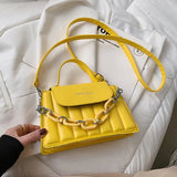 Vintage Small Shoulder Handbag Flap Messenger Bag PU Leather Crossb