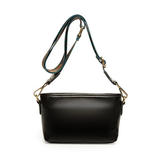 Vintage Cow Leather Small Shoulder Crossbody Bag for Women