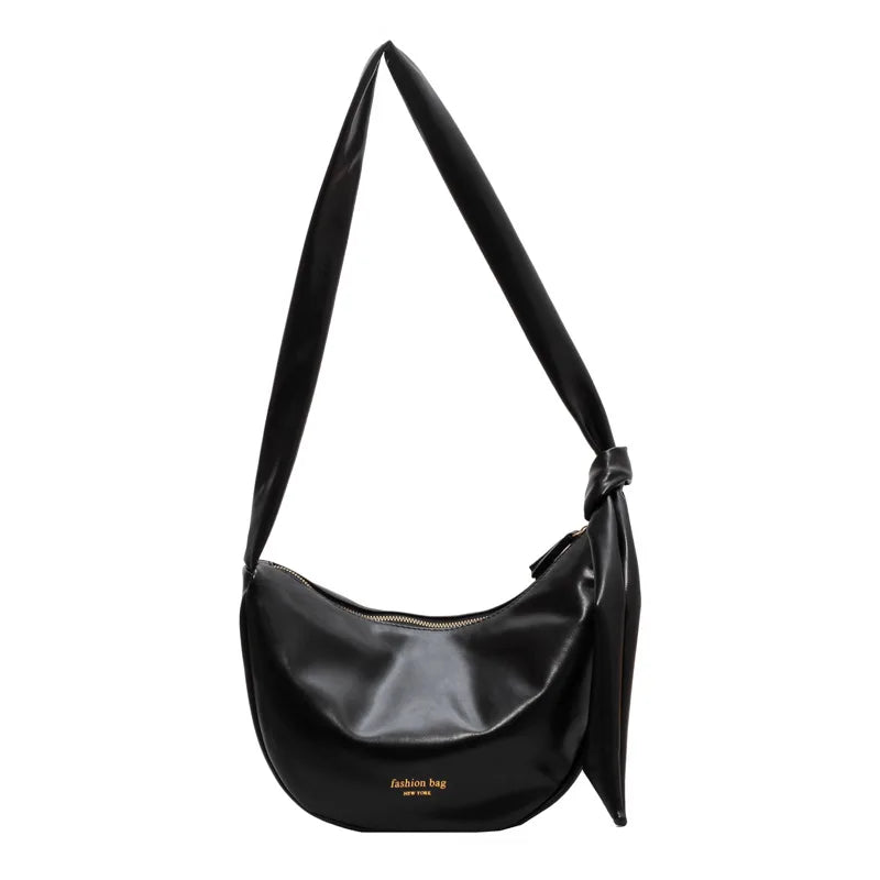 Vintage Leather Crossbody Bag for Women Shoulder Handbag Lady Purse
