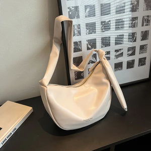 Vintage Leather Crossbody Bag for Women Shoulder Handbag Lady Purse