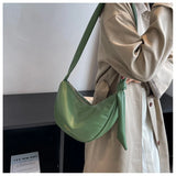 Vintage Leather Crossbody Bag for Women Shoulder Handbag Lady Purse